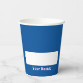 Preppy Sleep over Birthday Party Pappbecher (Rückseite)