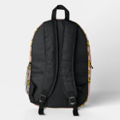 Preppy Smile Backpack Bedruckter Rucksack (Rückseite)