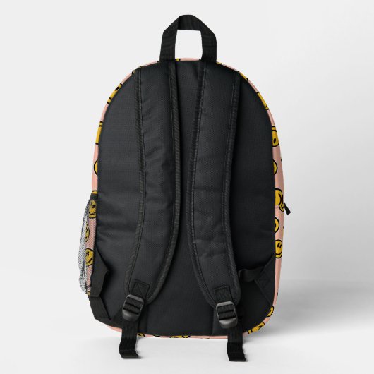 Preppy Smile Backpack Bedruckter Rucksack (Rückseite)