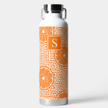 Preppy Sommer-Zitrus Orange auf Orange griechische