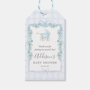 Preppy Southern baby Carriage Bevorzugung Tag Geschenkanhänger
