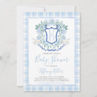 Preppy Southern Blue Boy Carriage Baby Shooter
