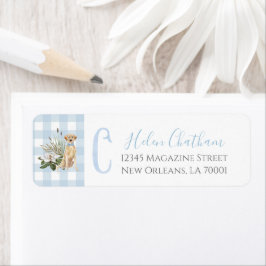 Preppy Southern Blue Boy Dog Baby Dusche