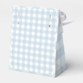 Preppy Southern Blue Boy Dog Baby Dusche Geschenkschachtel (Rückseite)