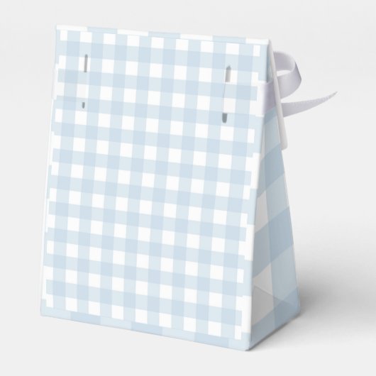 Preppy Southern Blue Boy Dog Baby Dusche Geschenkschachtel (Rückseite)