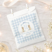 Preppy Southern Blue Boy Dog Baby Dusche Geschenktütchen (Ausgeschnitten)