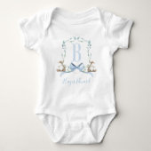 Preppy Southern Blue Boy Duck Baby Duck Baby Strampler (Vorderseite)