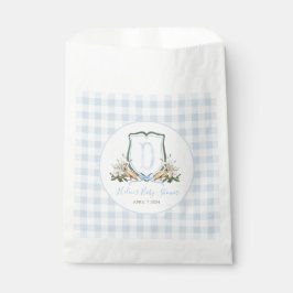 Preppy Southern Blue Boy Pelican Baby Dusche Geschenktütchen