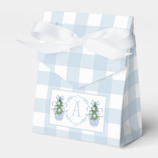 Preppy Southern Blue Boy Weihnachtsdusche Geschenkschachtel (Vorderseite)