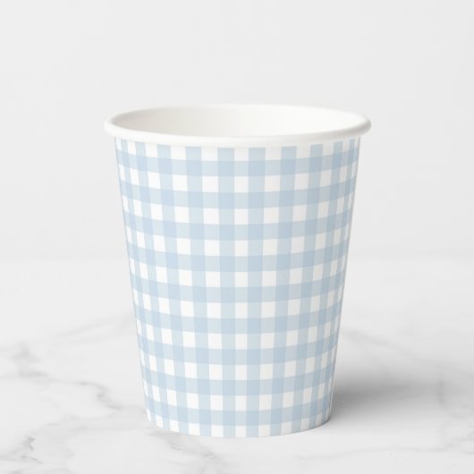 Preppy Southern Blue Boy Weihnachtsdusche Pappbecher (Rückseite)