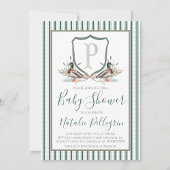 Preppy Southern Duck Boy Baby Showdusche Einladung
