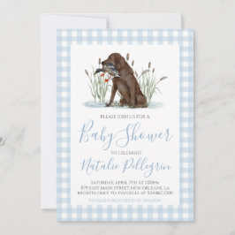 Preppy Southern Duck Hunter Baby Showdusche Einladung