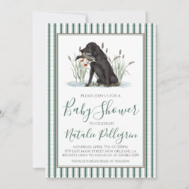 Preppy Southern Duck Hunter Baby Showdusche Einladung