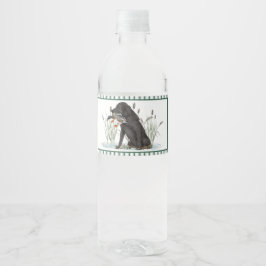 Preppy Southern Duck Hunter Baby Showdusche Wasserflaschenetikett