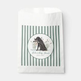 Preppy Southern Green Boy Dog Baby Dusche Geschenktütchen