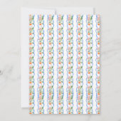 Preppy Southern Monogram Abschluss Foto Einladung (Rückseite)