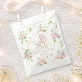 Preppy Southern Pink Girl Floral Baby Dusche Geschenktütchen