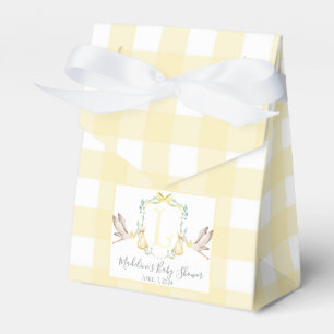 Preppy Southern Yellow Stork Baby Showroom Geschenkschachtel