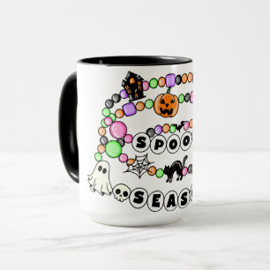 Preppy Spooky Season Halloween Freundschaftsbracel Tasse