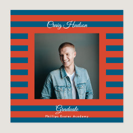 Preppy Square High School 2026 Foto-Abschluss Ankündigung