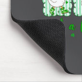 Preppy St Patrick's Day Just A Lucky Goose Leprech Mousepad (Ecke)