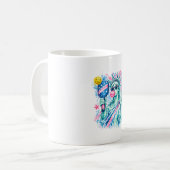 Preppy Statue Liberty Bubble Gum Pickleball Kaffeetasse (Vorderseite Links)