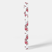 Preppy Strawberry Pink Bows Personalisiert Case-Mate iPhone Hülle (Rückseite / Links)