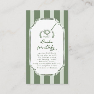 Preppy Stripe New to the Club Bücher für Baby Begleitkarte