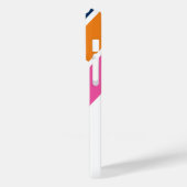 Preppy Striped Iphone 14 Pro Case (Rückseite / Links)