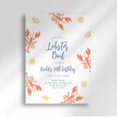 Preppy Stripes Hummer Boil Frische Meeresfrüchte F Einladung