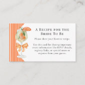 Preppy Stripes-Liebe beim ersten Spritz-Brautparty Begleitkarte (Vorderseite)