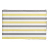 Preppy Stripes Wedding Custom Monogram Initials Kissenbezug (Rückseite)