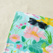 Preppy Summer Flamingo | Beach House Strandtuch (Beispiel)