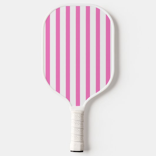 Preppy Summer Flamingo | Monogramm-Pickleball Pickleball Schläger (Rückseite)