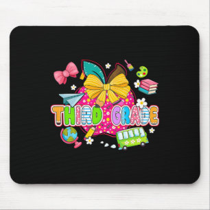 Preppy Supplies Dritte Klasse Glücklicher letzter Mousepad