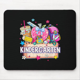 Preppy Supplies Kindergarten Froher letzter Schult Mousepad