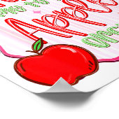 Preppy Take Me To The Orchard Coquette Bow Poster (Ecke)