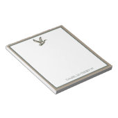Preppy-Tarnmuster-Stockente Notizblock (angewinkelt)