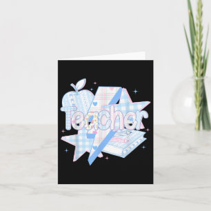 Preppy Teacher Floral Coquette, Lehre Liebe Inspir Karte