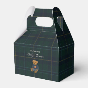 Preppy-Teddy-Polobär-Babyshower-Geschenkboxen Geschenkschachtel