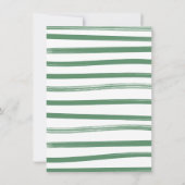 Preppy Tennis Boy Baby Dusche Einladung (Rückseite)