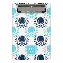 Preppy Tennis Laurel Wreath - Navy & Turquoise