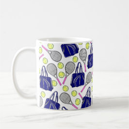 Preppy Tennis Navy Kaffeetasse