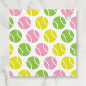 Preppy Tennis Personalisiert Gefallen Tag Geschenkanhänger (Rückseite)