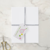 Preppy Tennis Personalisiert Gift Tags Geschenkanhänger (Mit Garn)