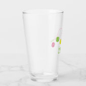 Preppy Tennis Personalisiert Glass Tumbler (Rechts)