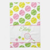 Preppy Tennis Personalisiert Kitetücher Geschirrtuch (Vertikal)