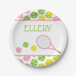 Preppy Tennis Personalisiert Party Teller