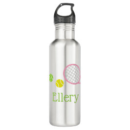 Preppy Tennis Personalisiert Water Flasche Edelstahlflasche