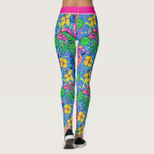 Preppy Tropical Pickleballs mit Flamingo Leggings (Rückseite)